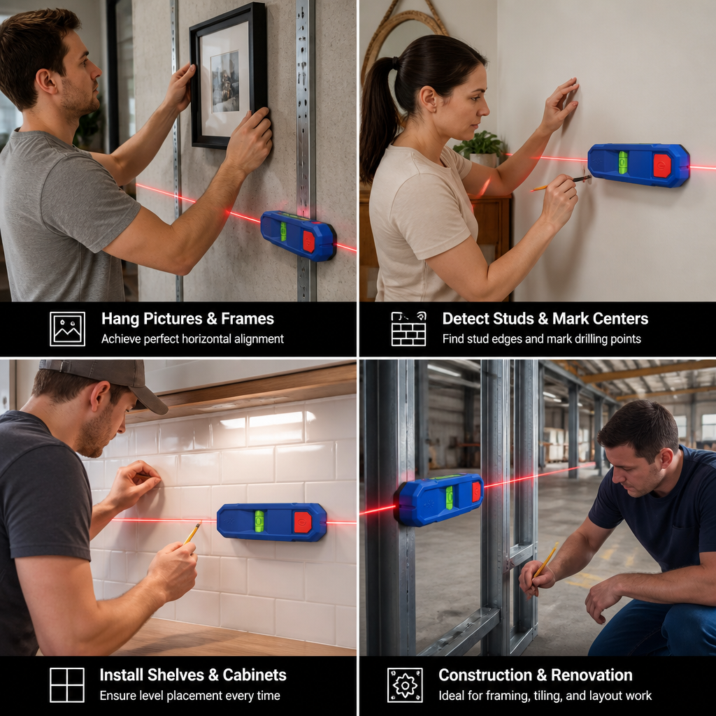 3-in-1 Magnetic Laser Level & Stud Finder