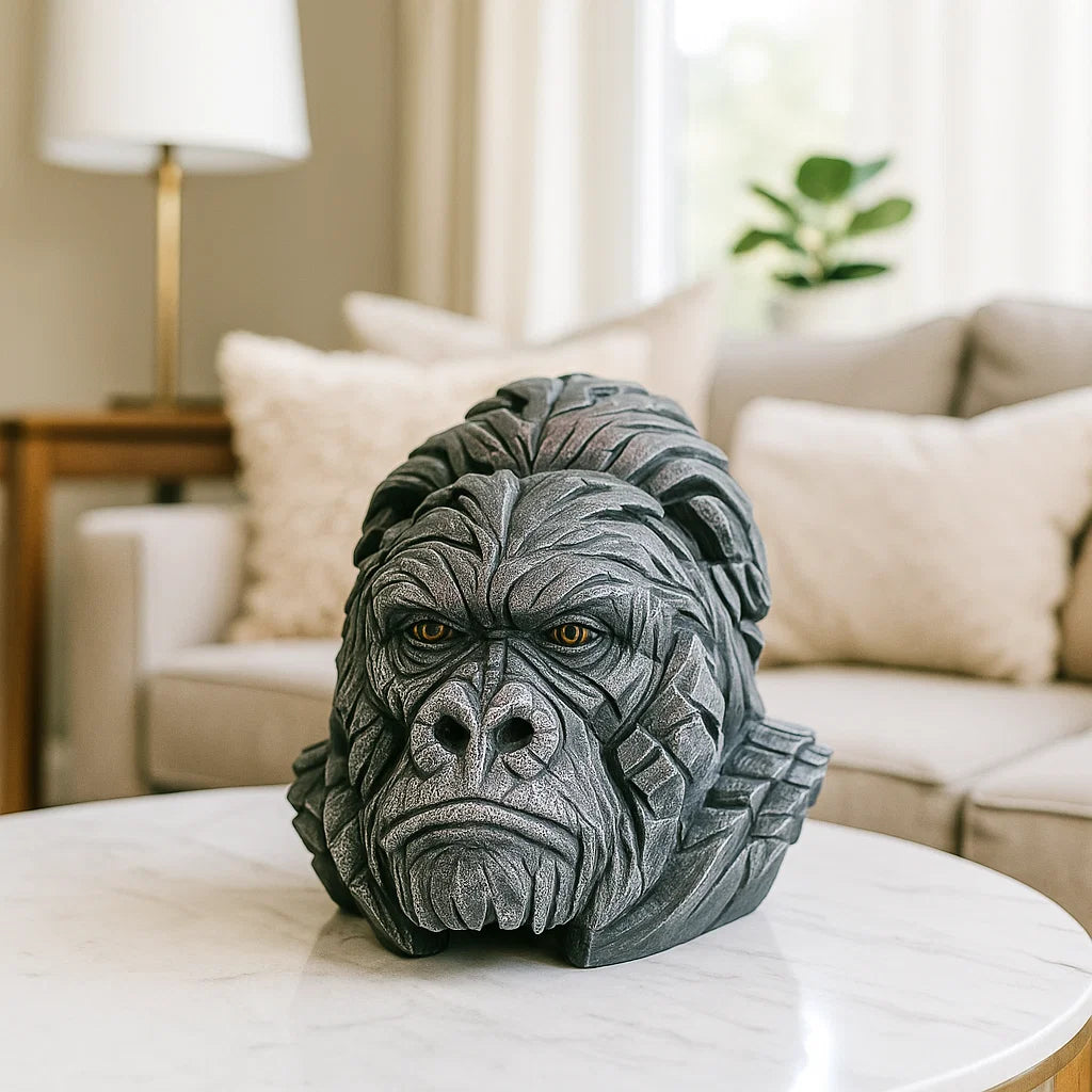 Lifelike Gorilla Figure Made Of Resin For Decoration