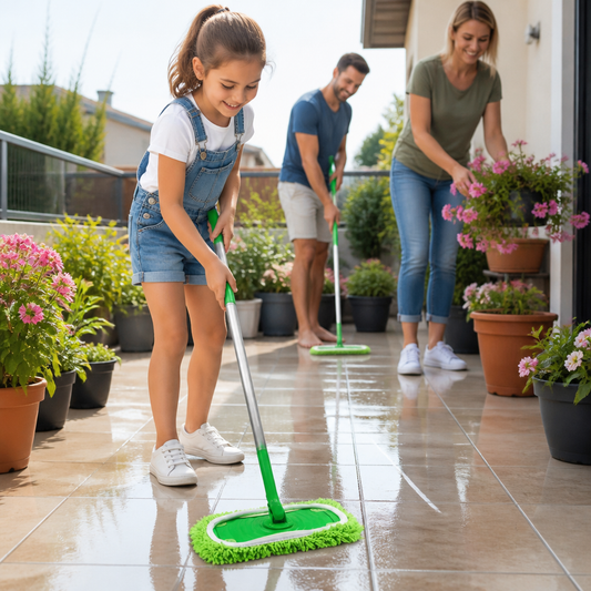 Reusable Microfiber Mop Pads for Swiffer Sweeper – Washable Wet & Dry Floor Cleaning Refills
