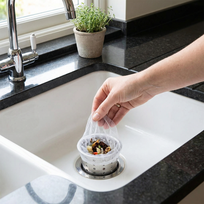 Disposable Sink Strainer Nets – Anti-Clog Mesh for Sink & Drain (2-Pack)