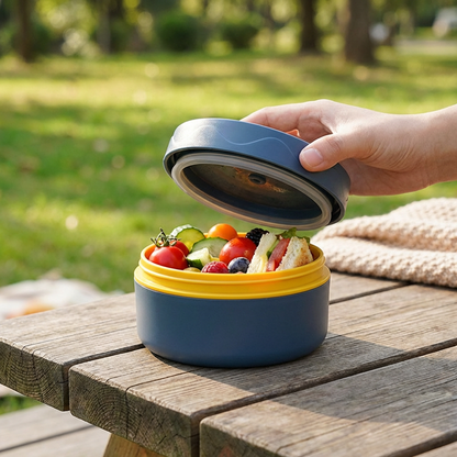 3-Piece Lunch Box Set – Insulated, Leak-Proof & Practical for On-the-Go