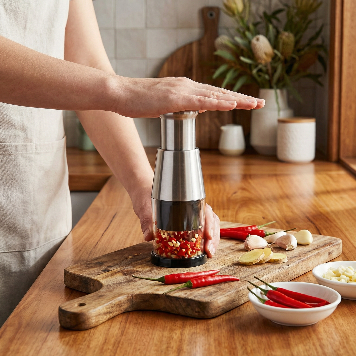 Multifunctional Chopper – Manual Kitchen Tool for Versatile Applications