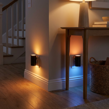 LED Plug-in Night Light – Dimmable with Light Sensor for a Cozy Home