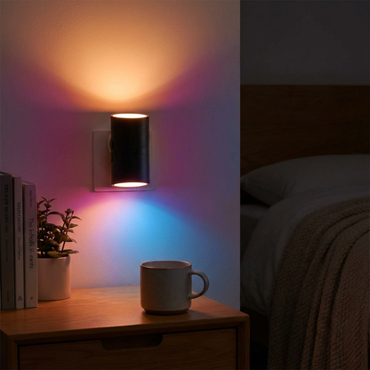 LED Plug-in Night Light – Dimmable with Light Sensor for a Cozy Home
