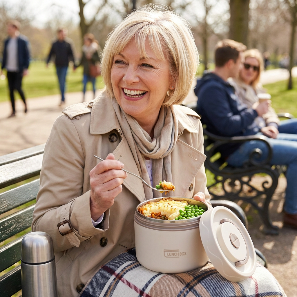 3-Piece Lunch Box Set – Insulated, Leak-Proof & Practical for On-the-Go