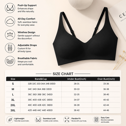 Push-Up Comfort Bra – Supportive, Shaping & Comfortable for Everyday Wear