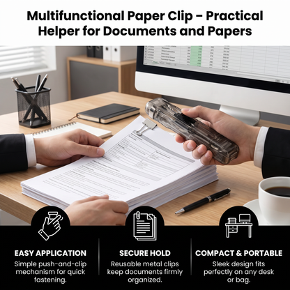 Multifunctional Paper Clip – Practical Helper for Documents and Papers