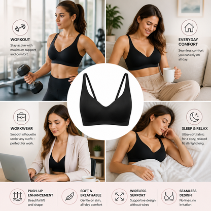 Push-Up Comfort Bra – Supportive, Shaping & Comfortable for Everyday Wear
