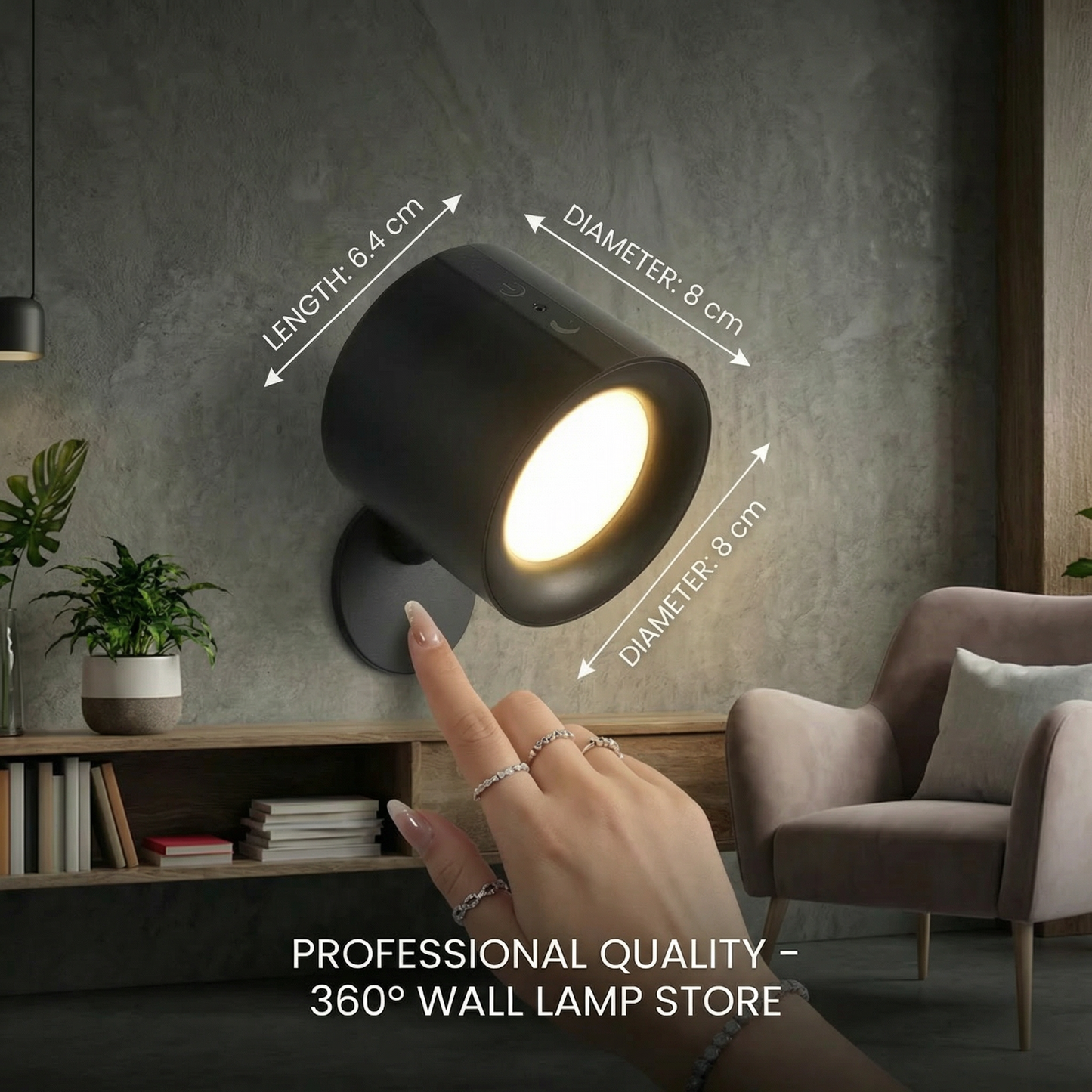 LED 360 ° Wall Lamp
