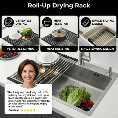 Roll-up Dish Drying Rack