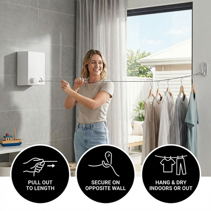 Practical Pull - Out Clothesline