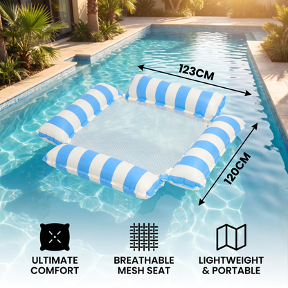 Inflatable Pool Lounger – Floating Relax Chair for Maximum Comfort in the Water