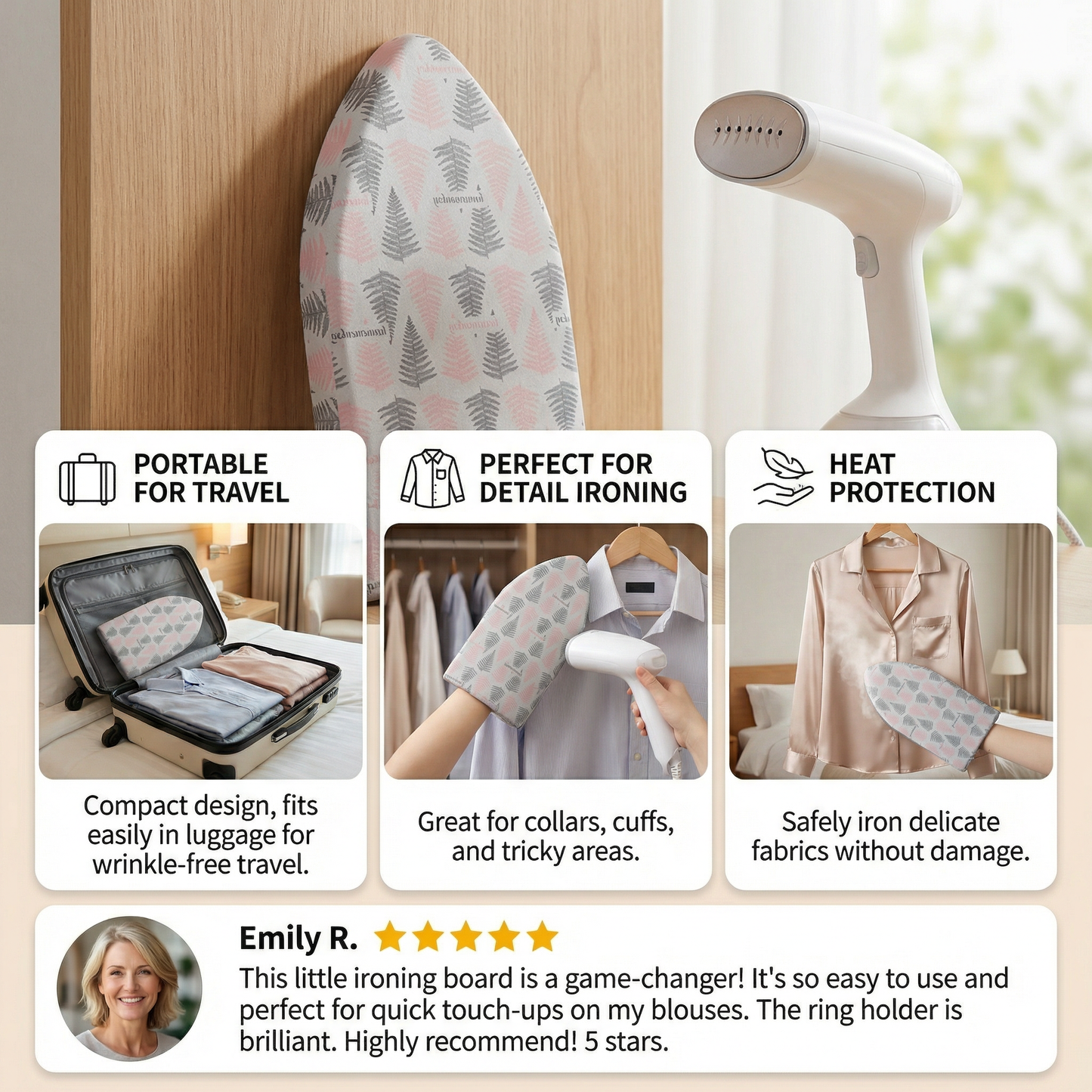 Heat-Resistant Ironing Glove – Insulated Protection from Steam & Heat