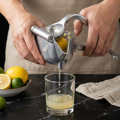 Aluminum Hand Juicer – Manual Press for Fruits & More