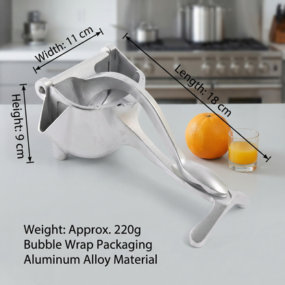 Aluminum Hand Juicer – Manual Press for Fruits & More