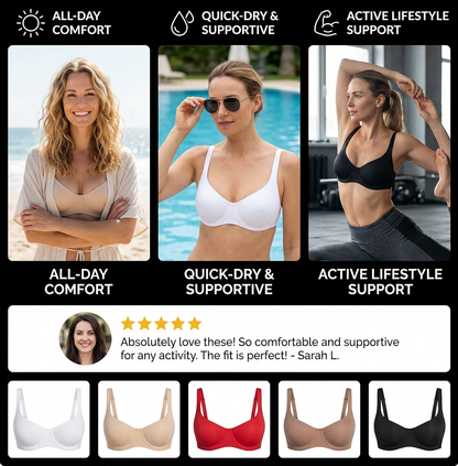 Seamless Strapless Underwire Bra – Unlined Support with Smooth Low-Cut Design