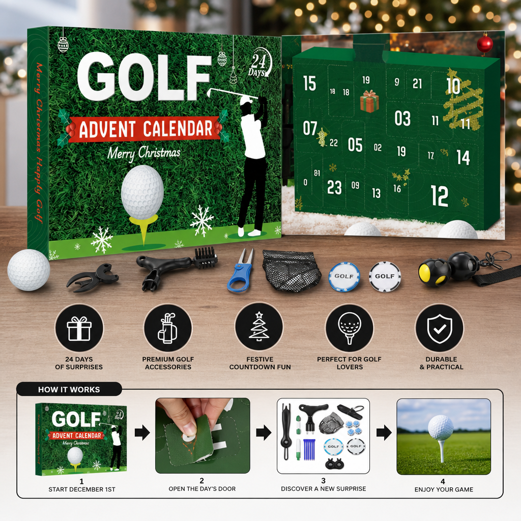 Golf Advent Calendar 2026 – 24 Days of Golf Accessories & Surprises