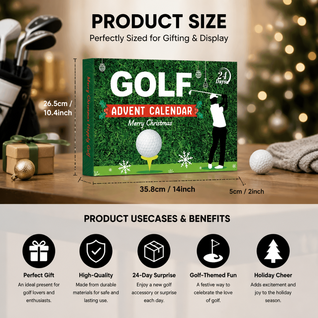 Golf Advent Calendar 2026 – 24 Days of Golf Accessories & Surprises