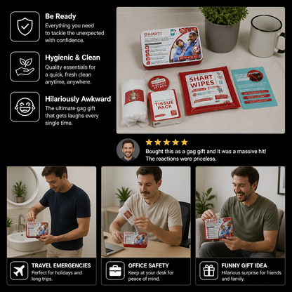 Funny Shart Survival Kit – Ultimate Poop Prank Gift Set