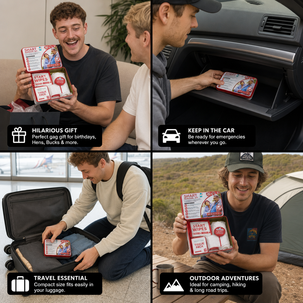Funny Shart Survival Kit – Ultimate Poop Prank Gift Set