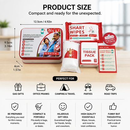 Funny Shart Survival Kit – Ultimate Poop Prank Gift Set