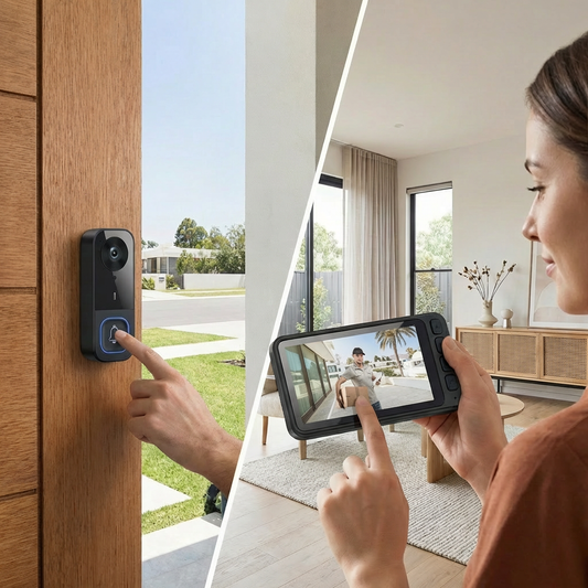 Wireless Smart Video Doorbell Camera – HD Security with Two-Way Talk & Motion Alerts