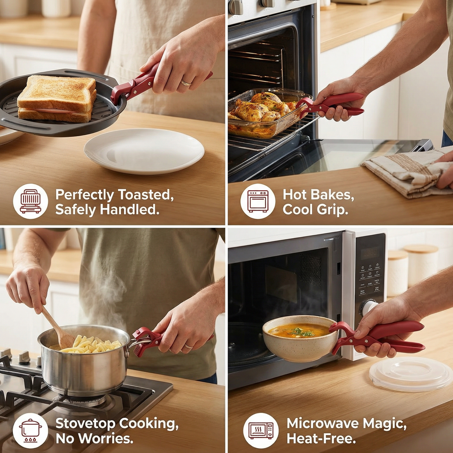 Heat-Resistant Handle for the Kitchen