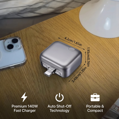 Premium 140W Fast Charger with Auto Shut-Off Technology