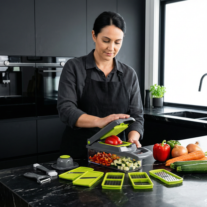 15-in-1 Fruit & Vegetable Slicer – Slice, Dice & Grate