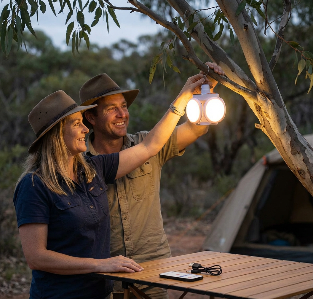 Practical Solar Outdoor and Camping Lamp
