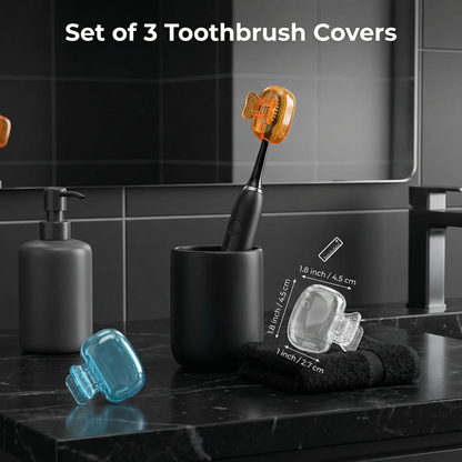 Set of 3 Toothbrush Cover