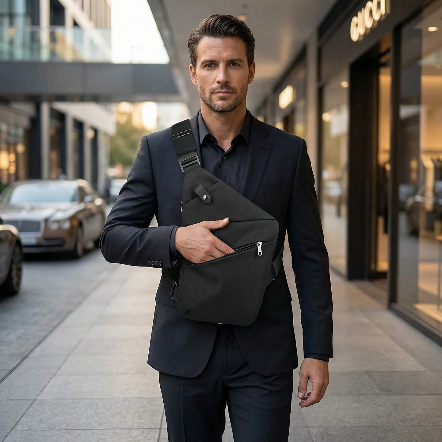 Anti-Theft Designer Crossbody Bag