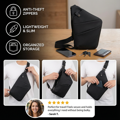 Anti-Theft Designer Crossbody Bag