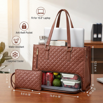 All-in-One Women’s Handbag with Integrated Cooler