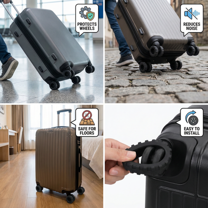 Wheel Guard for Suitcases