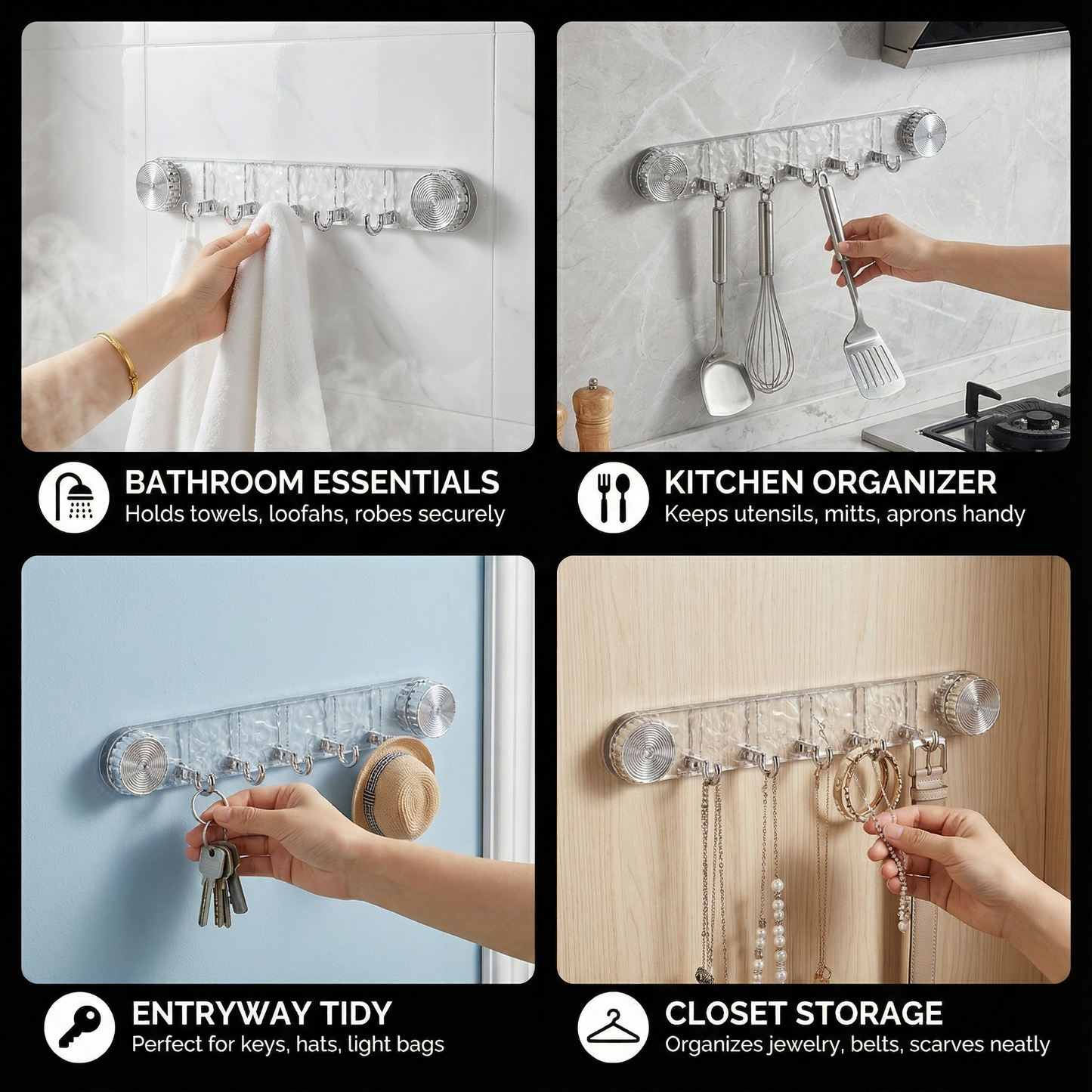 Practical Suction Cup Hooks