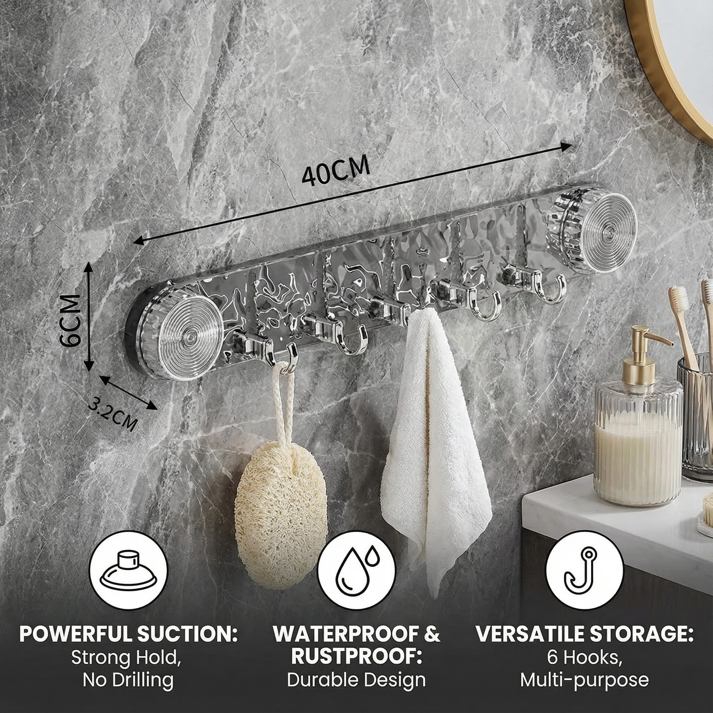 Practical Suction Cup Hooks
