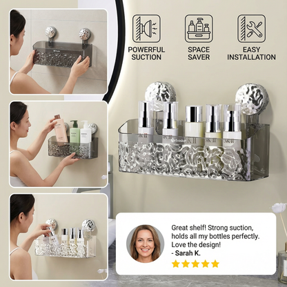Suction Cup Bathroom Shelf