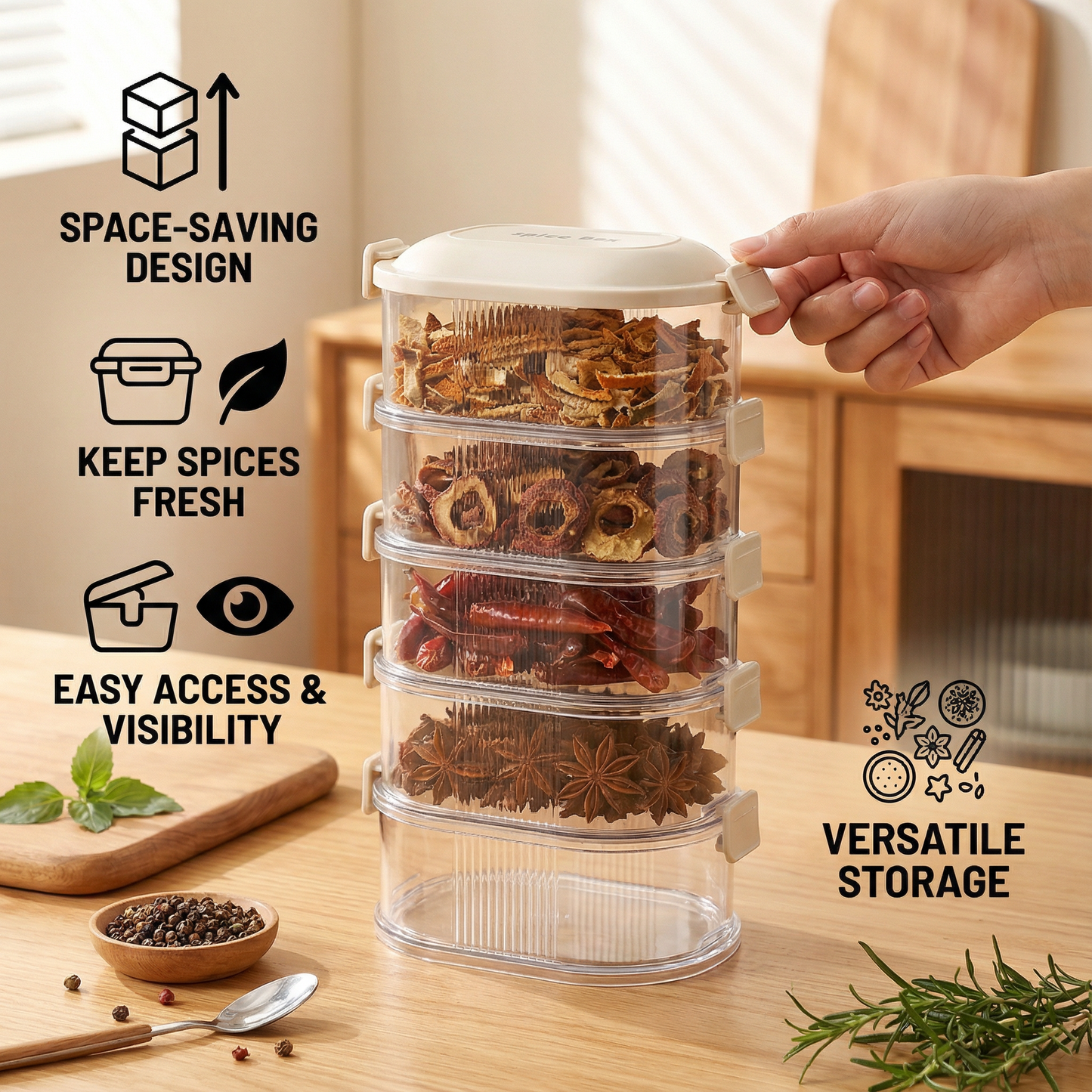 Practical Spice Boxes