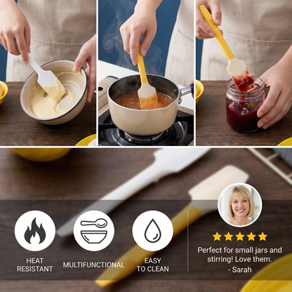 Multifunctional Heat-Resistant Mini Silicone Spatula