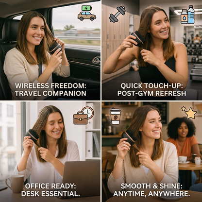 Smooth & Go Styler – The Wireless Hair Straightener for On-the-Go