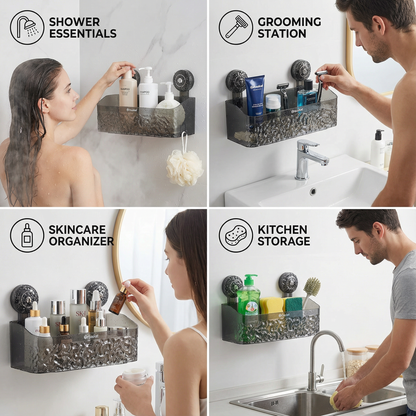 Suction Cup Bathroom Shelf