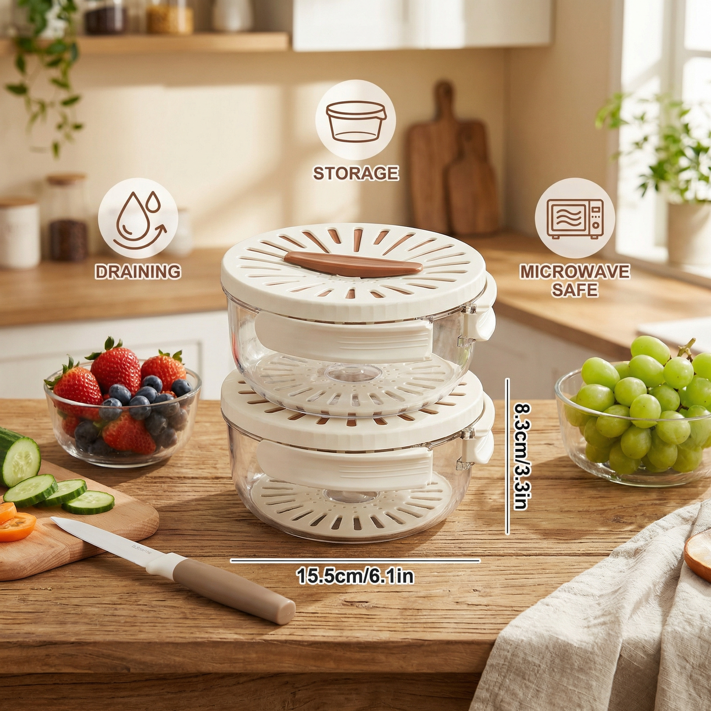 2in1 Draining Tray