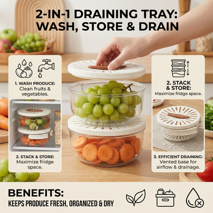 2in1 Draining Tray