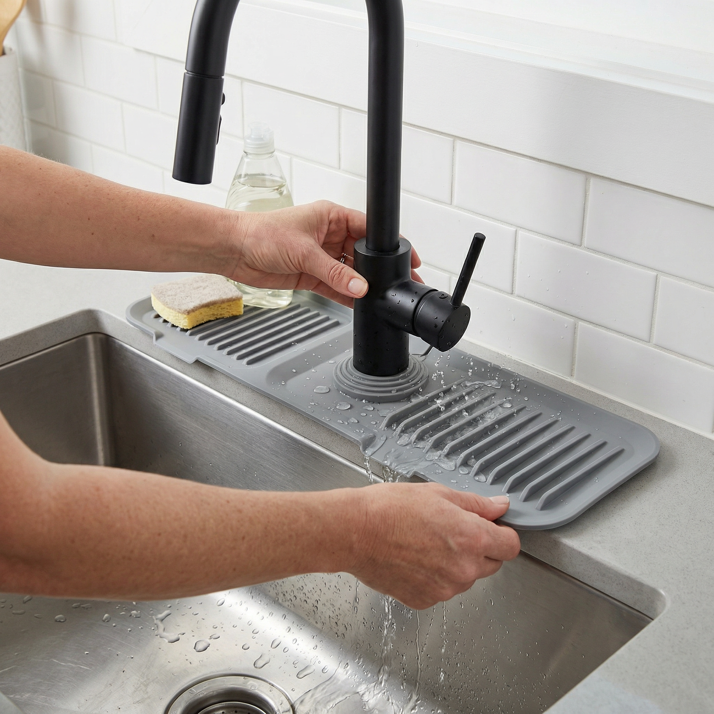 Silicone Splash Guard Sink Mat
