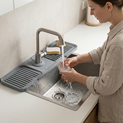 Silicone Splash Guard Sink Mat